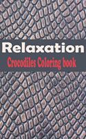 Relaxation crocodiles coloring book