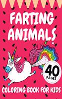 Farting Animals Coloring Book For Kids