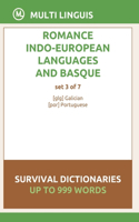 Romance Languages and Basque Language Survival Dictionaries (Set 3 of 7)