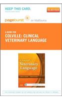 Clinical Veterinary Language - Elsevier eBook on Vitalsource (Retail Access Card)