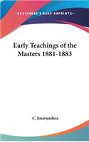 Early Teachings of the Masters 1881-1883