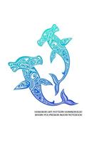 Hawaiian Art Pattern Hammerhead Shark Polynesian Maori Notebook