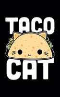 Taco Cat: 100 Page Blank Ruled Lined Writing Journal - 6" x 9" Gift