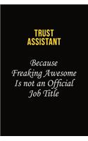 Trust Assistant Because Freaking Awesome Is Not An Official Job Title