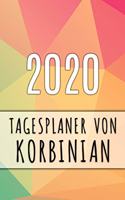 2020 Tagesplaner von Korbinian