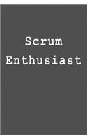 Scrum Enthusiast: Blank Lined Journal