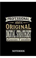 Professional Original Digital Strategist Notebook of Passion and Vocation