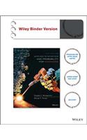 Applied Statistics and Probability for Engineers, Binder Ready Version