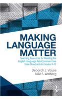 Making Language Matter