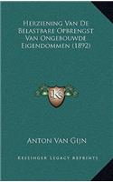Herziening Van de Belastbare Opbrengst Van Ongebouwde Eigendommen (1892)