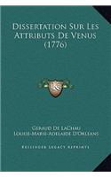 Dissertation Sur Les Attributs de Venus (1776)