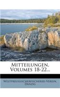 Mitteilungen Des Westpreussischen Fischerei-Vereins, Band XVIII. Jahrgang 1906