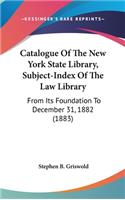 Catalogue of the New York State Library, Subject-Index of the Law Library