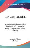 First Work In English
