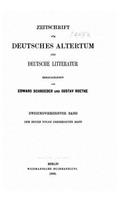 Zeitschrift für deutsches altertum und deutsche litteratur