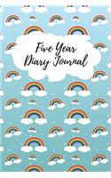 Five Year Diary Journal: 5 Years of Memories, Blank Date No Month