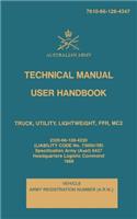Technical Manual User Handbook Truck, Utility, Lightweight, FFR, MC2