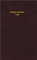 Carpet Installer Log