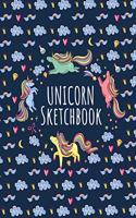 Cute Unicorn Kawaii Sketchbook