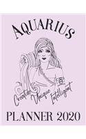 Aquarius Horoscope Dated Daily Planner/Daily Diary for 2020