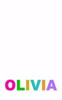 Olivia: A 6x9 Lined Journal (Olivia in colored letters on white cover)