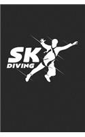 skydiving: 6x9 SkyDiving - grid - squared paper - notebook - notes