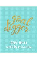 Goal Digger Girl Boss Weekly Planner