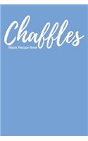 Chaffles Blank Recipe Book
