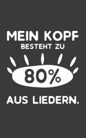 Mein Kopf besteht zu 80% aus Liedern