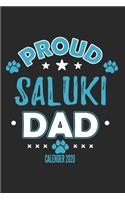 Proud Saluki Dad Calendar 2020