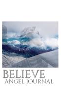 Angel believe angelic New Zealand blank creative journal