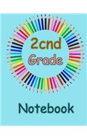 Second Grade Notebook: Wide Ruled Lined Paper 100 pages Back To School Supplies