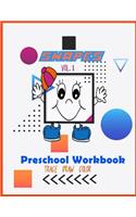 Shapes Preschool Workbook Trace Draw Color