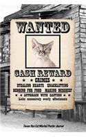 Devon Rex Cat Wanted Poster Journal