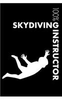 Skydiving Instructor Notebook: Blank Lined Skydiving Journal for Instructor and Skydiver