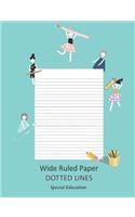 Wide Ruled Paper _ Dotted Lines