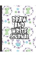 Draw and Write Journal: Kids Drawing & Writing Paper - Half Page Lined Paper with Drawing Space - Baby Dinosaurs(2 Grades K-2 Primary Composition Notebook)