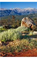 View of the Mountains in Crete Journal: 150 Page Lined Notebook/Diary