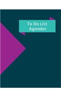 To Do List Agenda