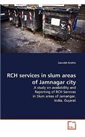RCH services in slum areas of Jamnagar city