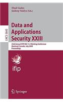 Data and Applications Security XXIII