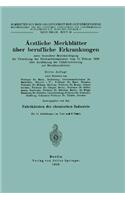 Ärztliche Merkblätter Über Berufliche Erkrankungen