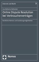 Online Dispute Resolution Bei Verbrauchervertragen