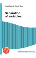 Separation of Variables: (English)