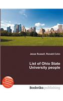 List of Ohio State University People
