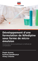 Développement d'une formulation de Nifedipine sous forme de micro-émulsion