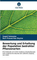 Bewertung und Erhaltung der Population bedrohter Pflanzenarten