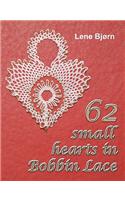 62 Small Hearts in Bobbin Lace