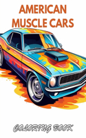 American Muscle Cars Coloring Book for Adult