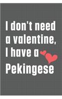 I don't need a valentine, I have a Pekingese: For Pembroke Welsh Corgi Dog Fans